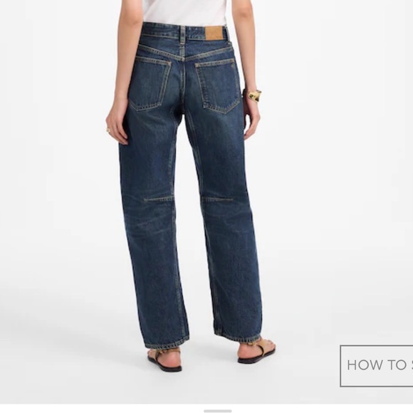 Madewell Darted Barrel Leg Jean in Danver Wash - Picture 9 of 9
